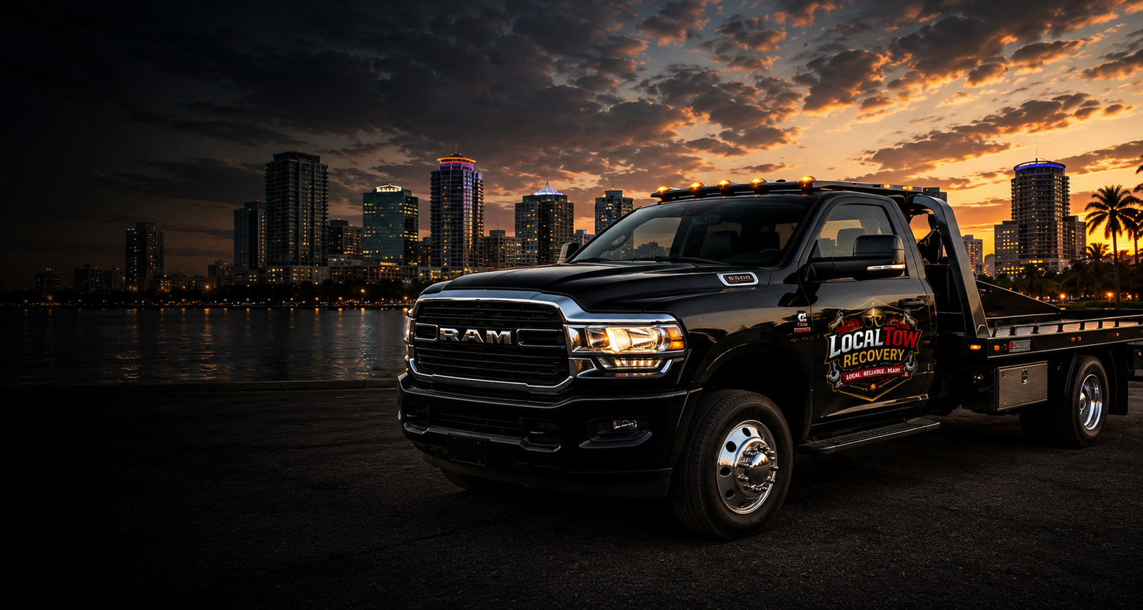 LocalTow Recovery towing truck serving Central Florida