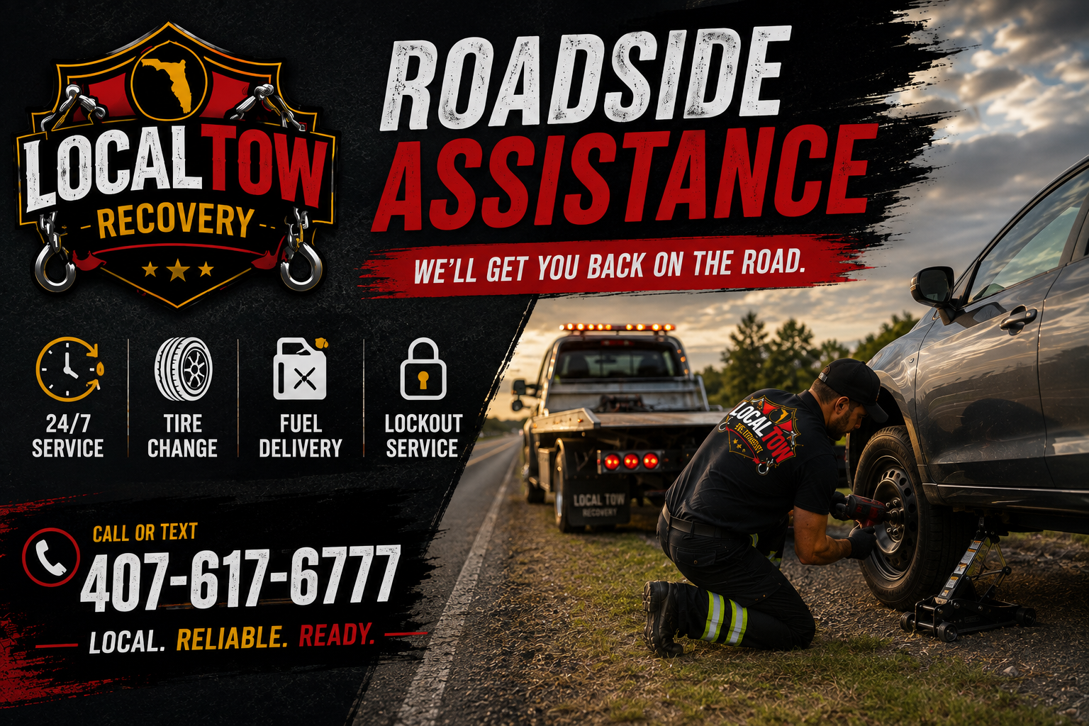 LocalTow Recovery roadside assistance and towing services