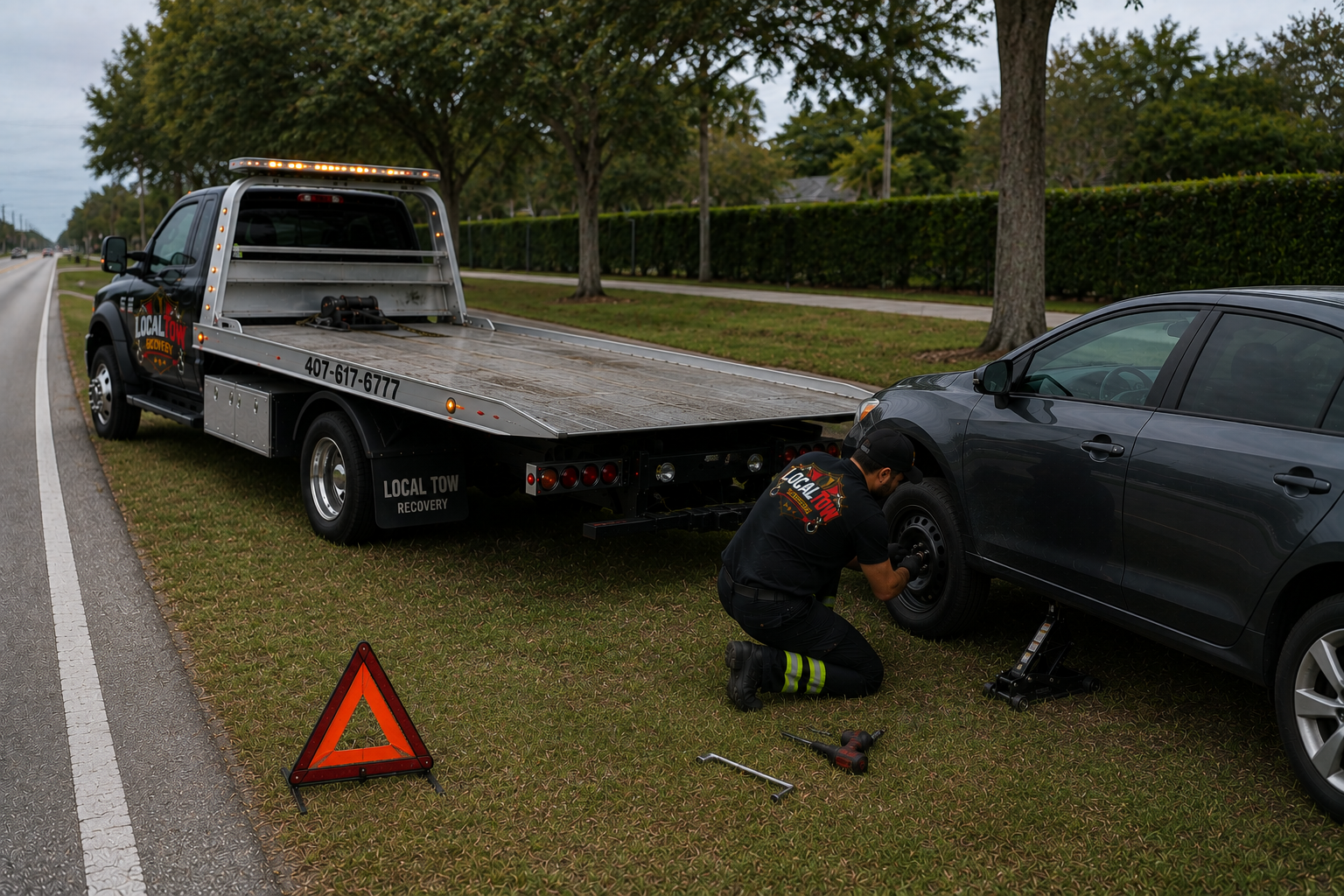 LocalTow Recovery roadside assistance service