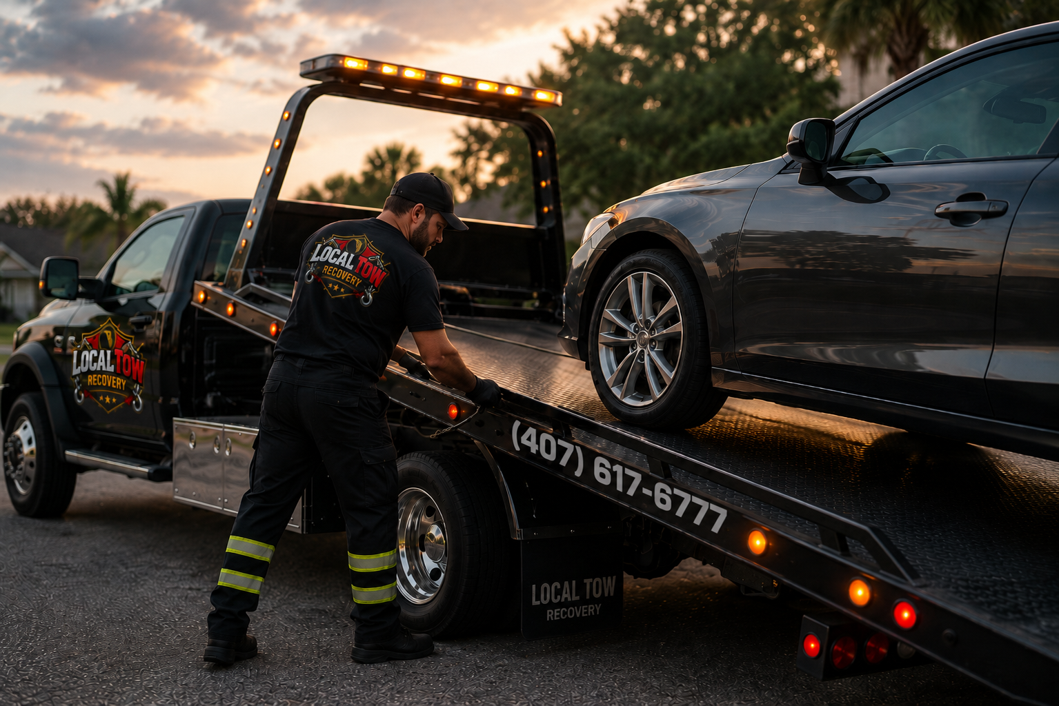 LocalTow Recovery towing service in Central Florida